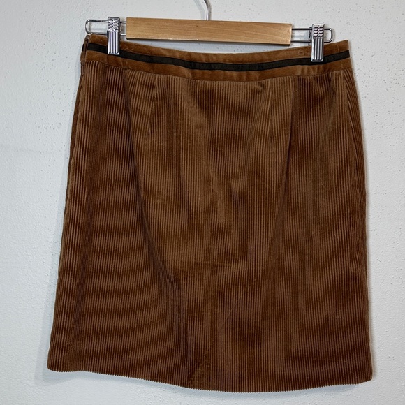 LOFT Brown and Tan Skirt - Picture 4 of 5